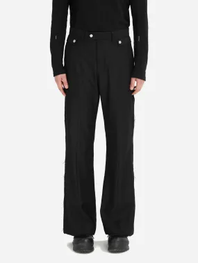 004 - Panelled Wide Leg Tailored Trousers