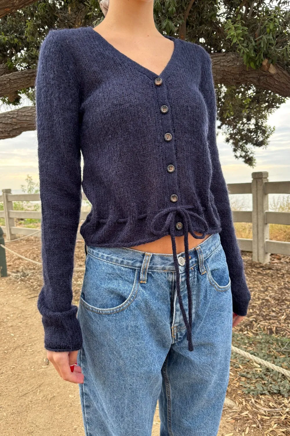 Andi Mohair V-Neck Sweater