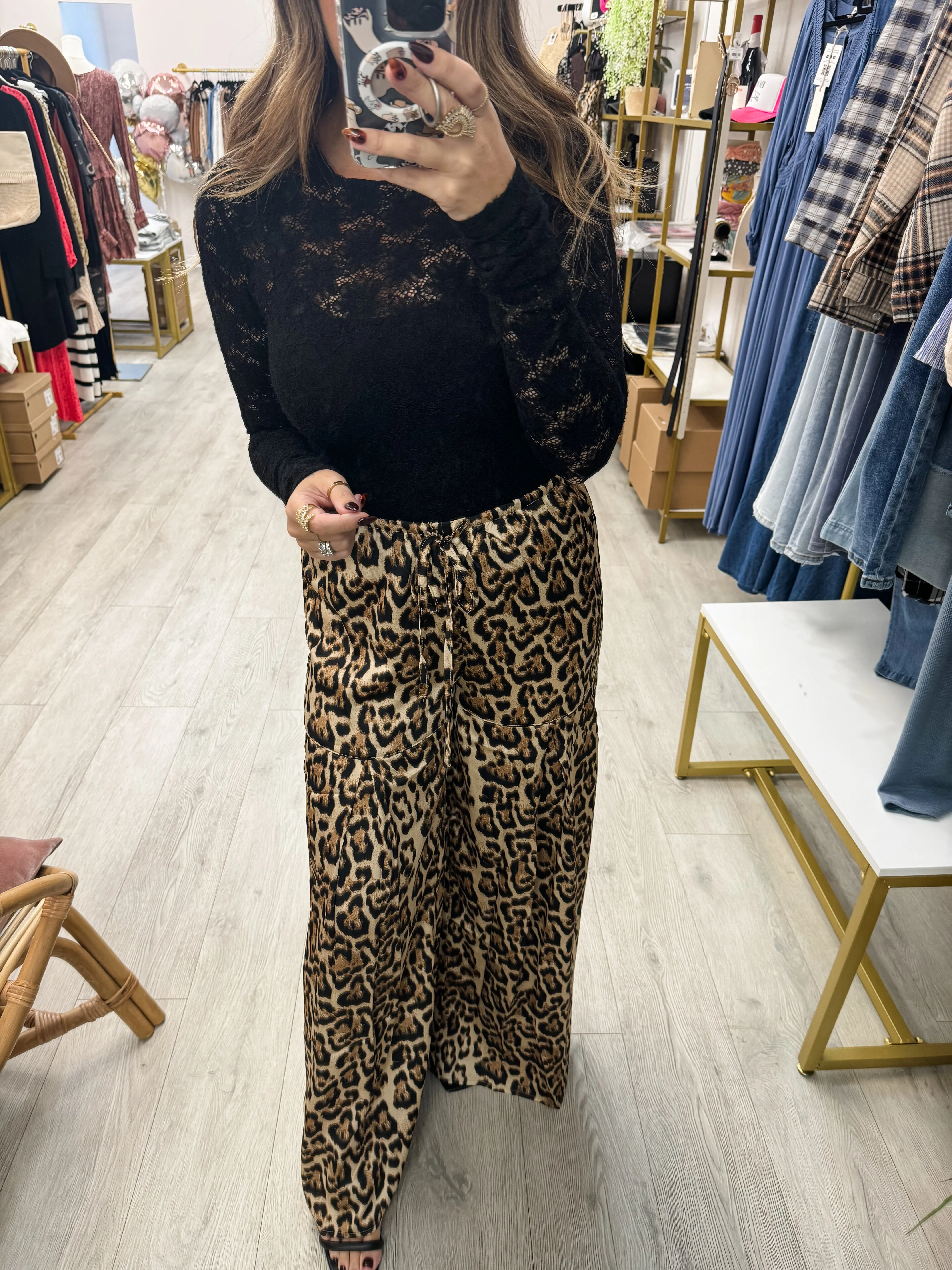 Animal Print Pants