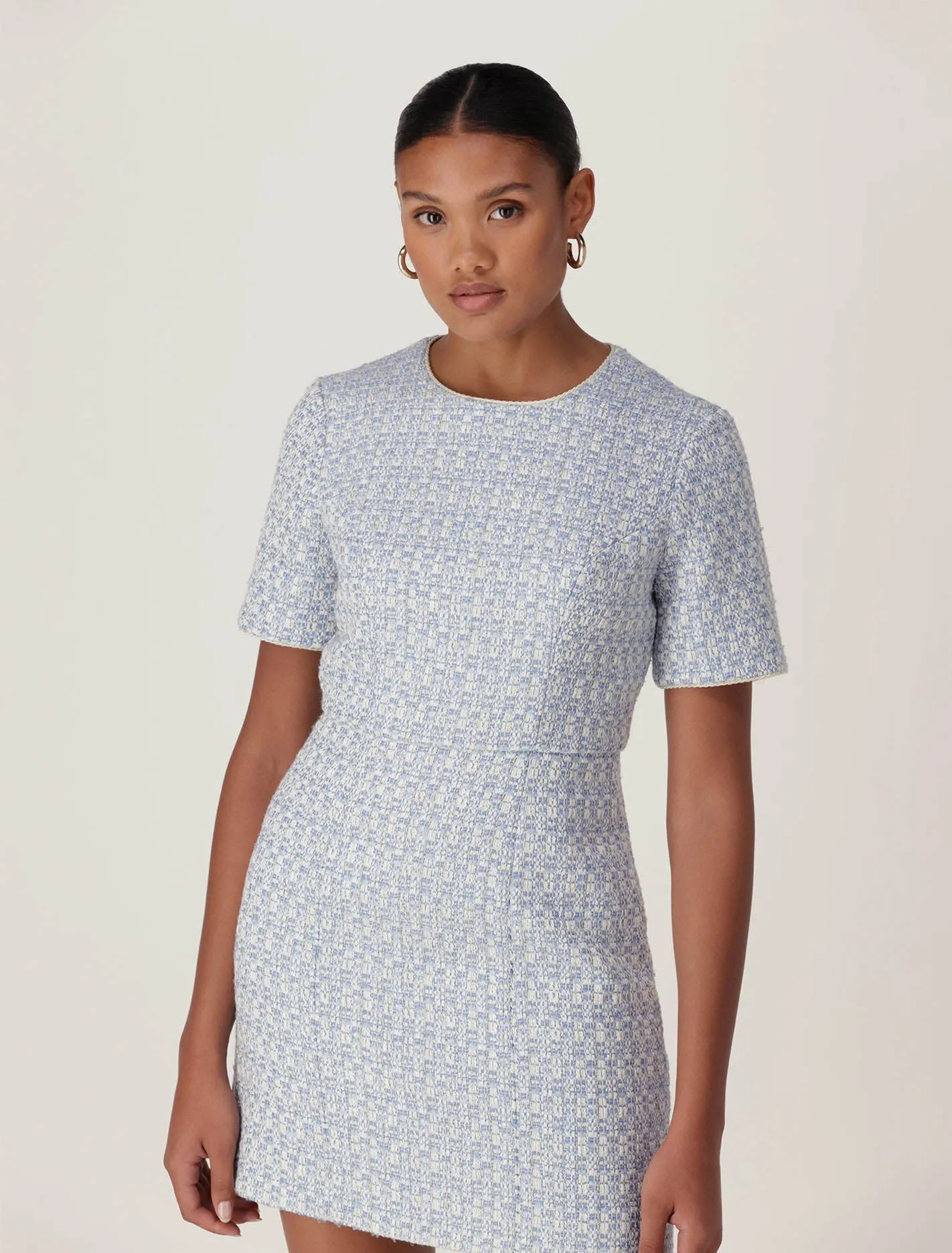 Anna-Rose Boucle Shift Dress