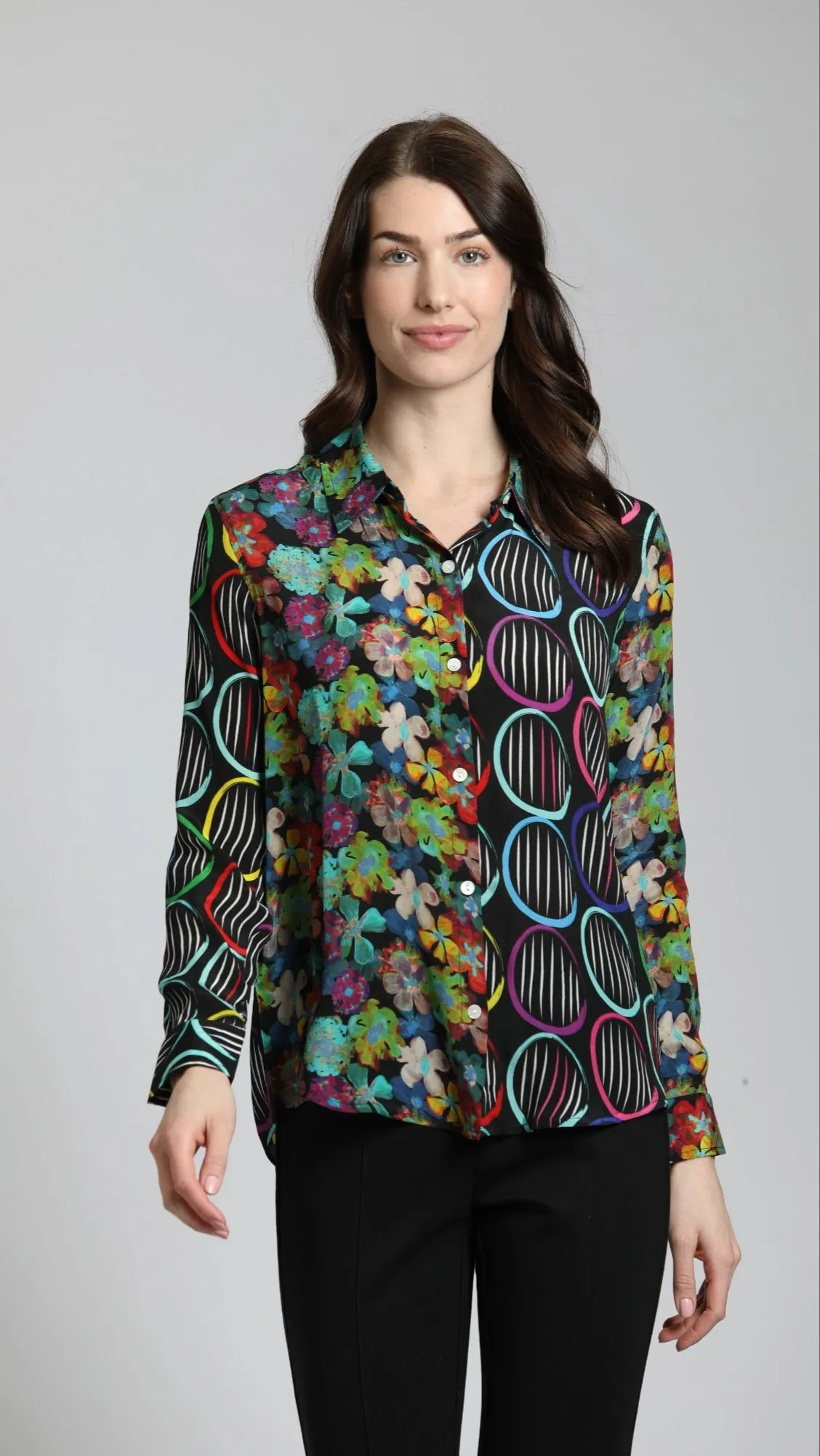 APNY Button Up with Roll Up Sleeve - Multiple Colors