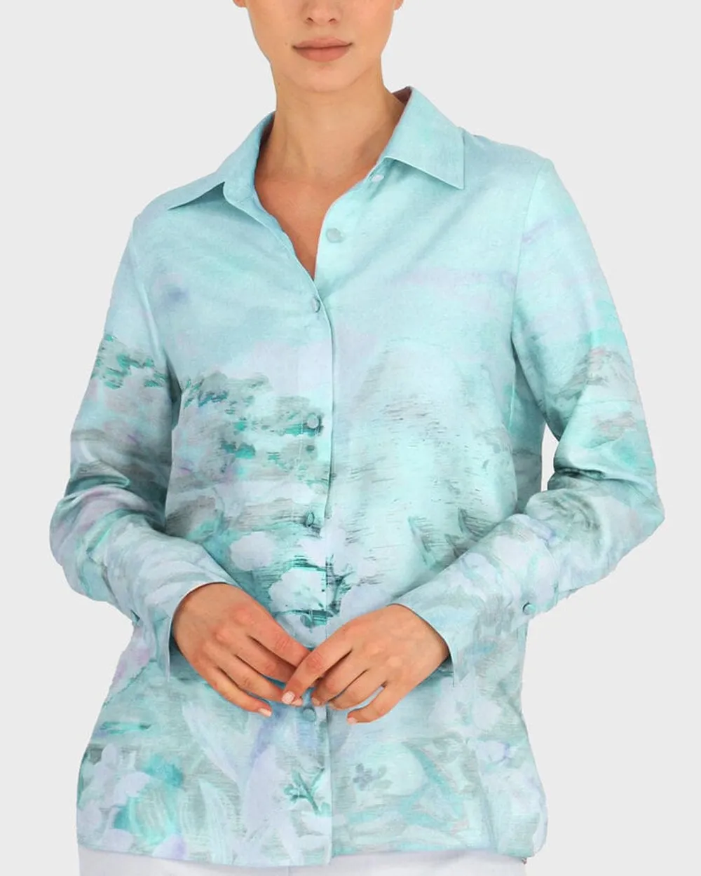 Aqua Eden Button Up Shirt