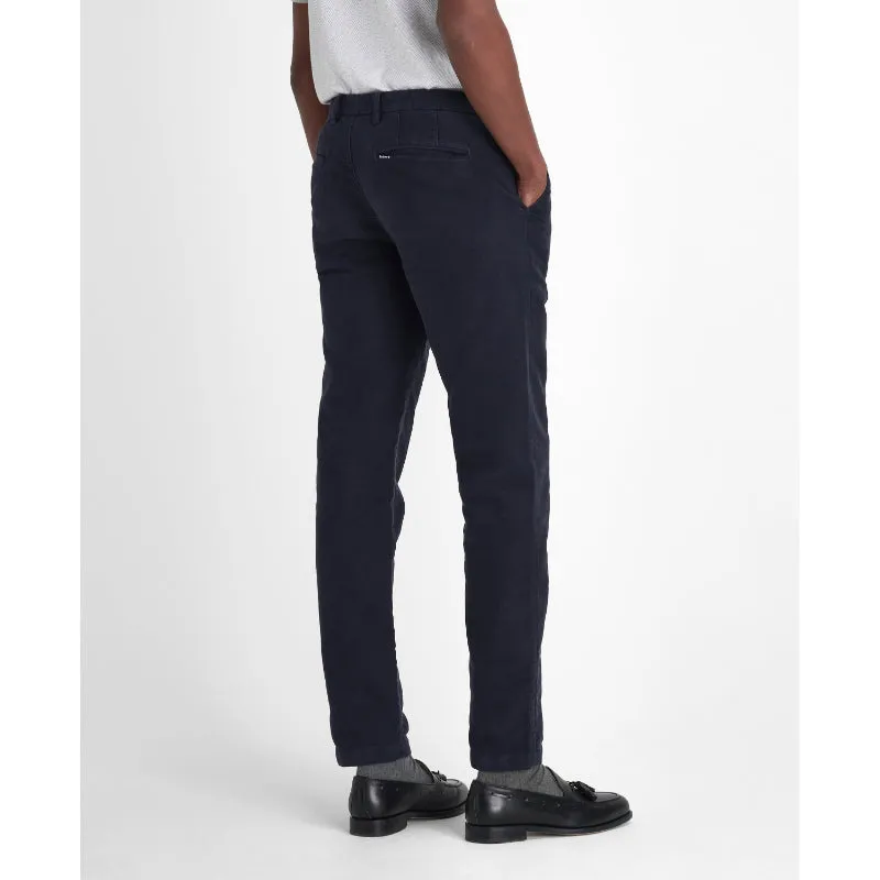 Barbour Moleskin Tailored Fit Mens Trousers - Navy