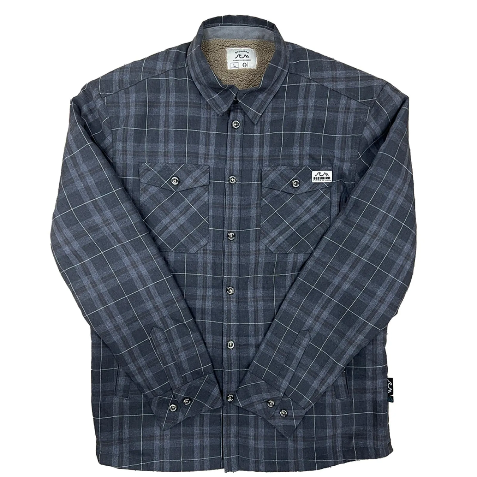 Bleubird Sequoia Checked Button Up Overshirt