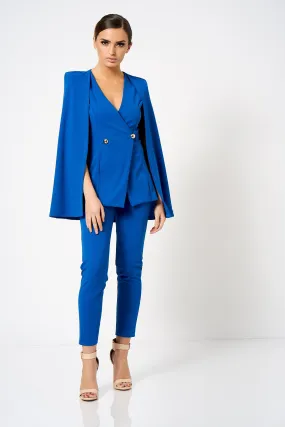 Blue Tailored Co-ord Trousers