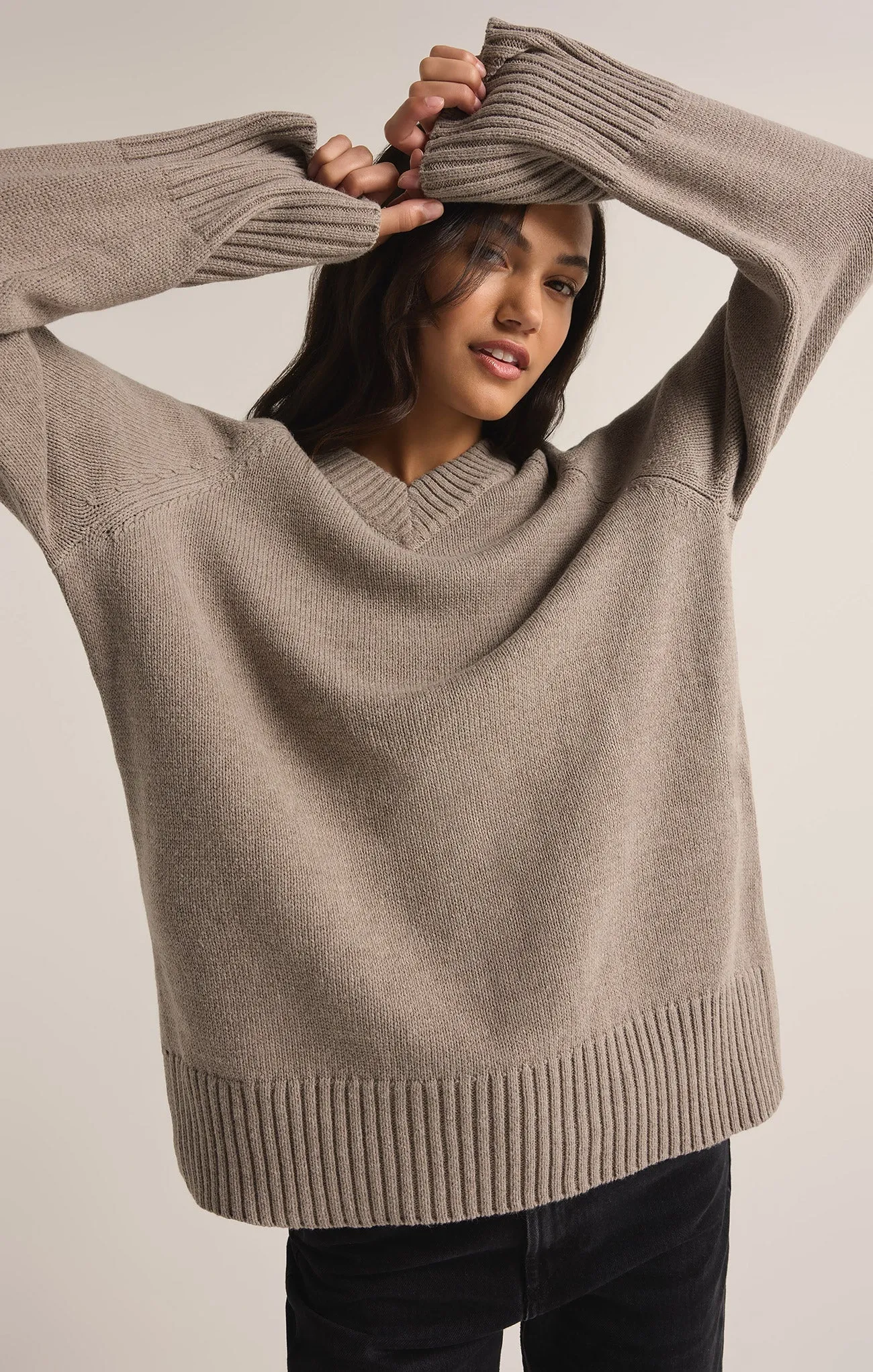 Boulevard V-Neck Sweater