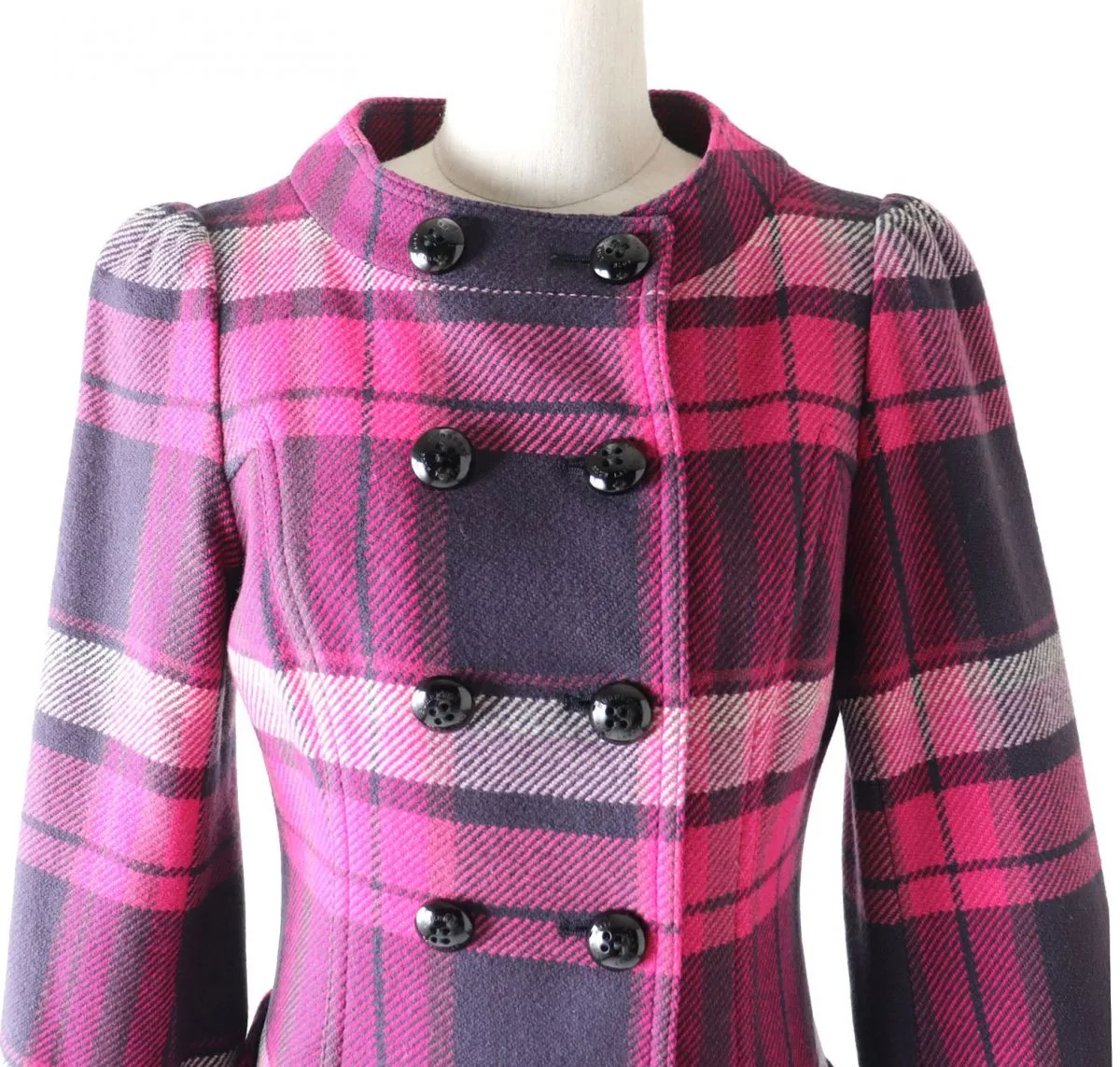 Burberry Blue Label Wool Coat Pink Size 38