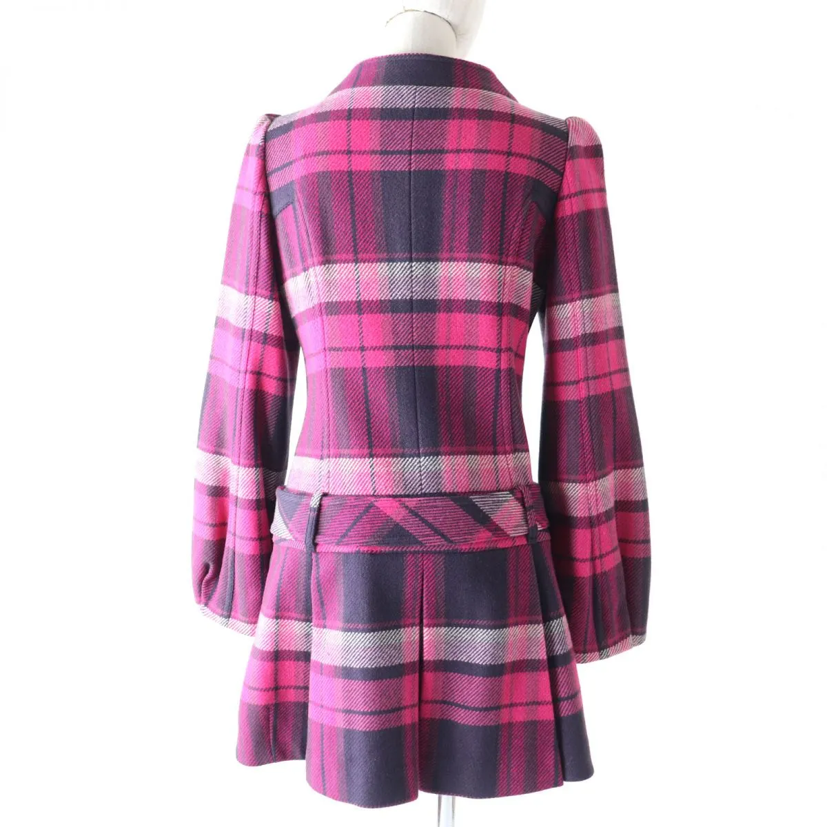 Burberry Blue Label Wool Coat Pink Size 38