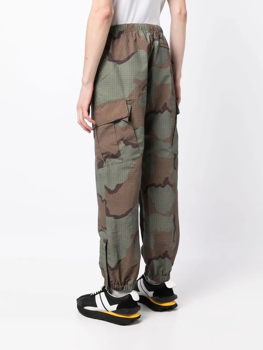 Camouflage-Print Jogger Pants