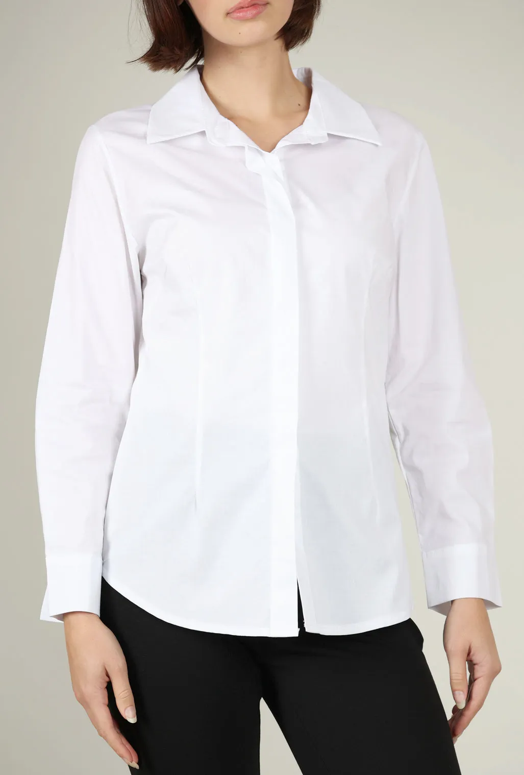 Classic Button Up Shirt, White