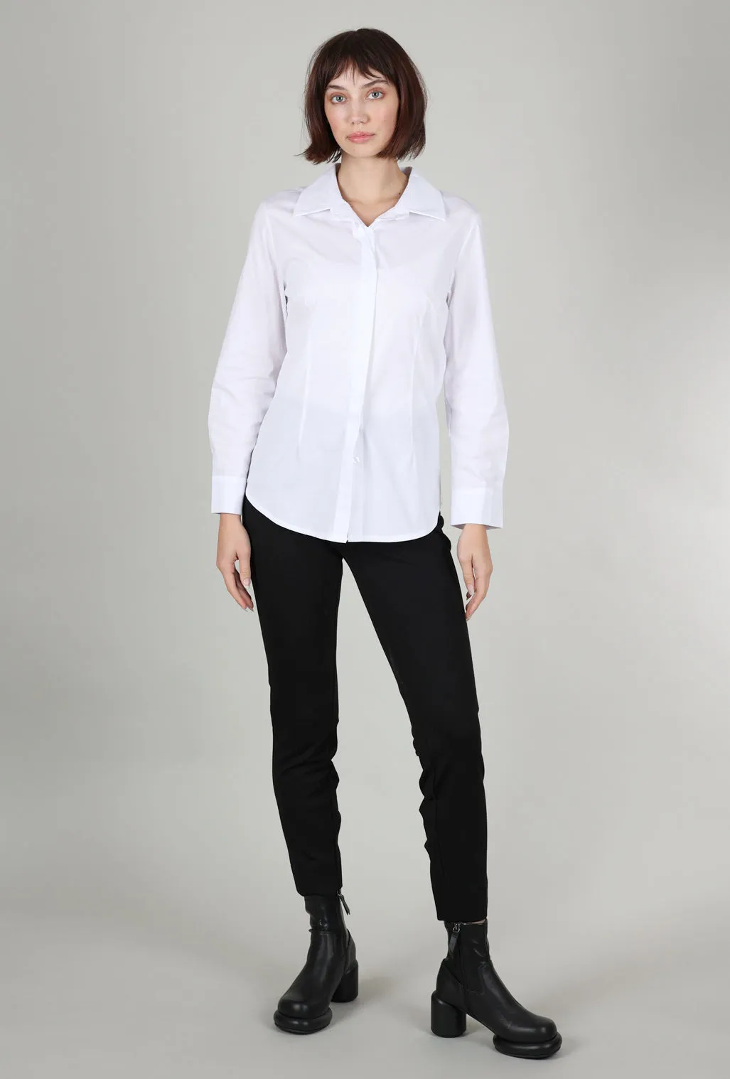 Classic Button Up Shirt, White