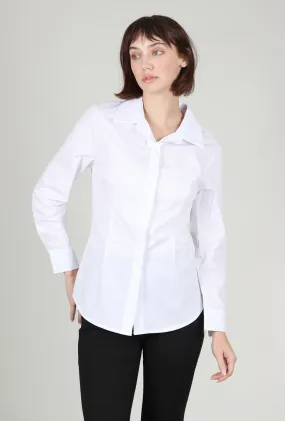 Classic Button Up Shirt, White