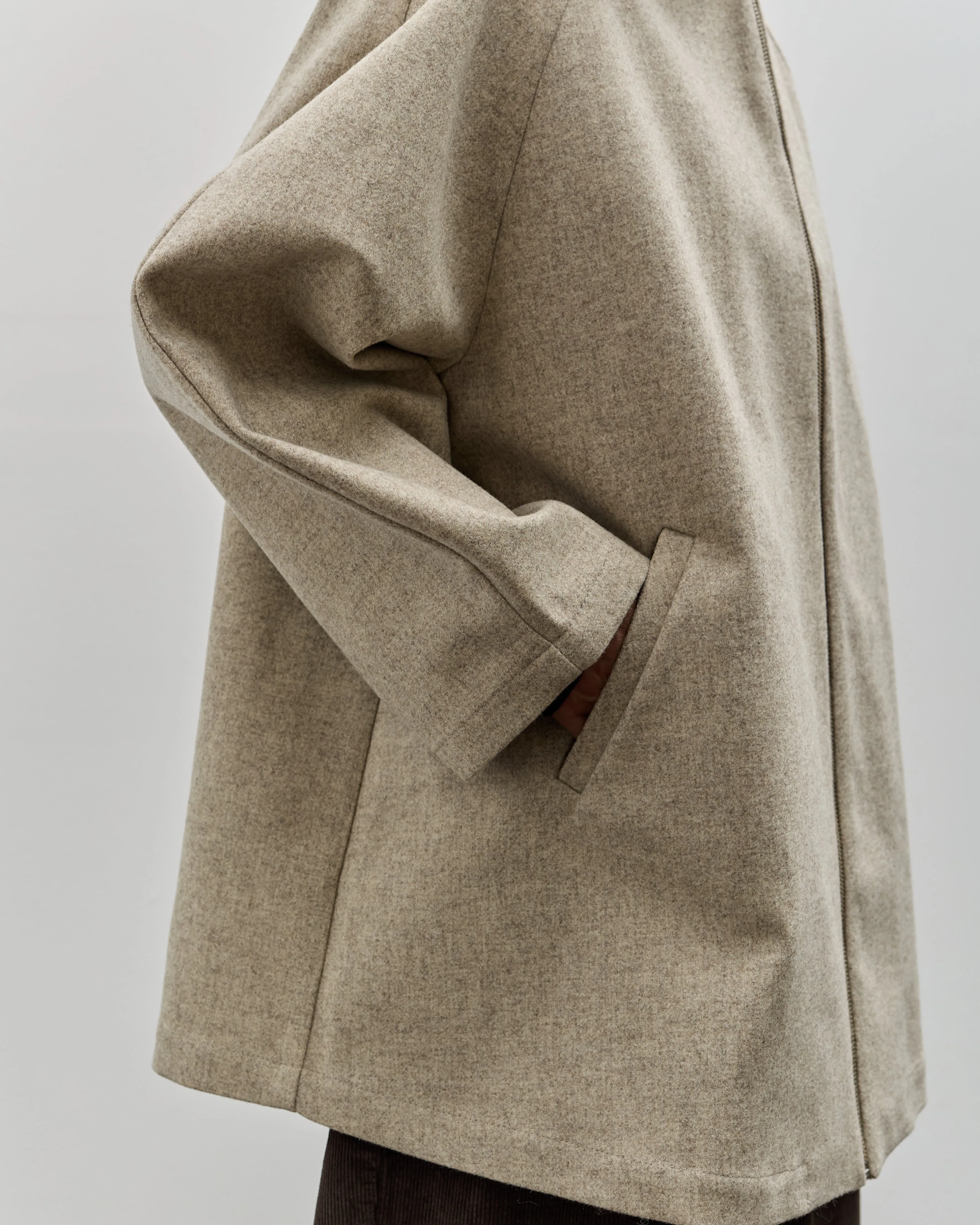 Cordera Wool Utility Jacket, Light Taupe