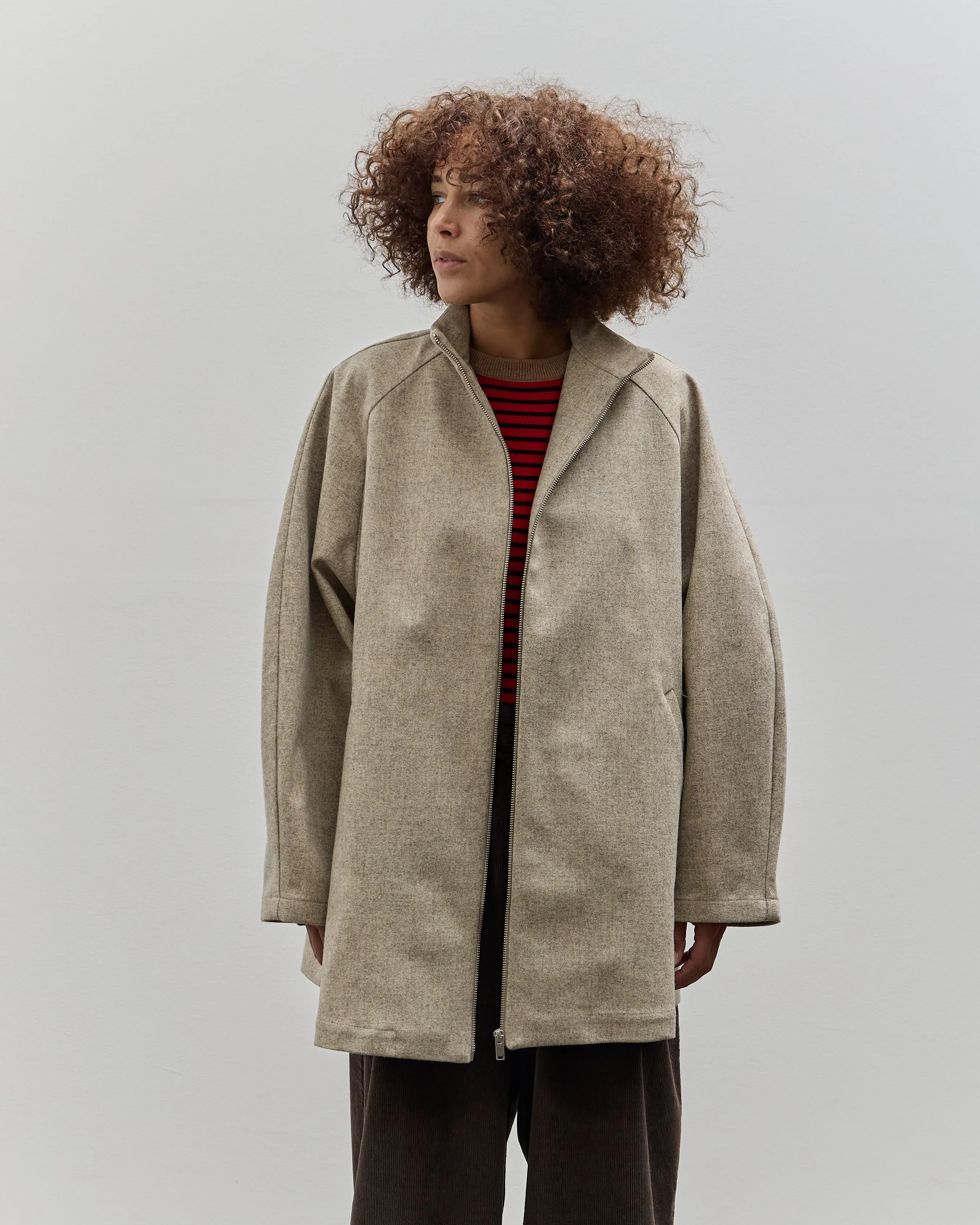 Cordera Wool Utility Jacket, Light Taupe