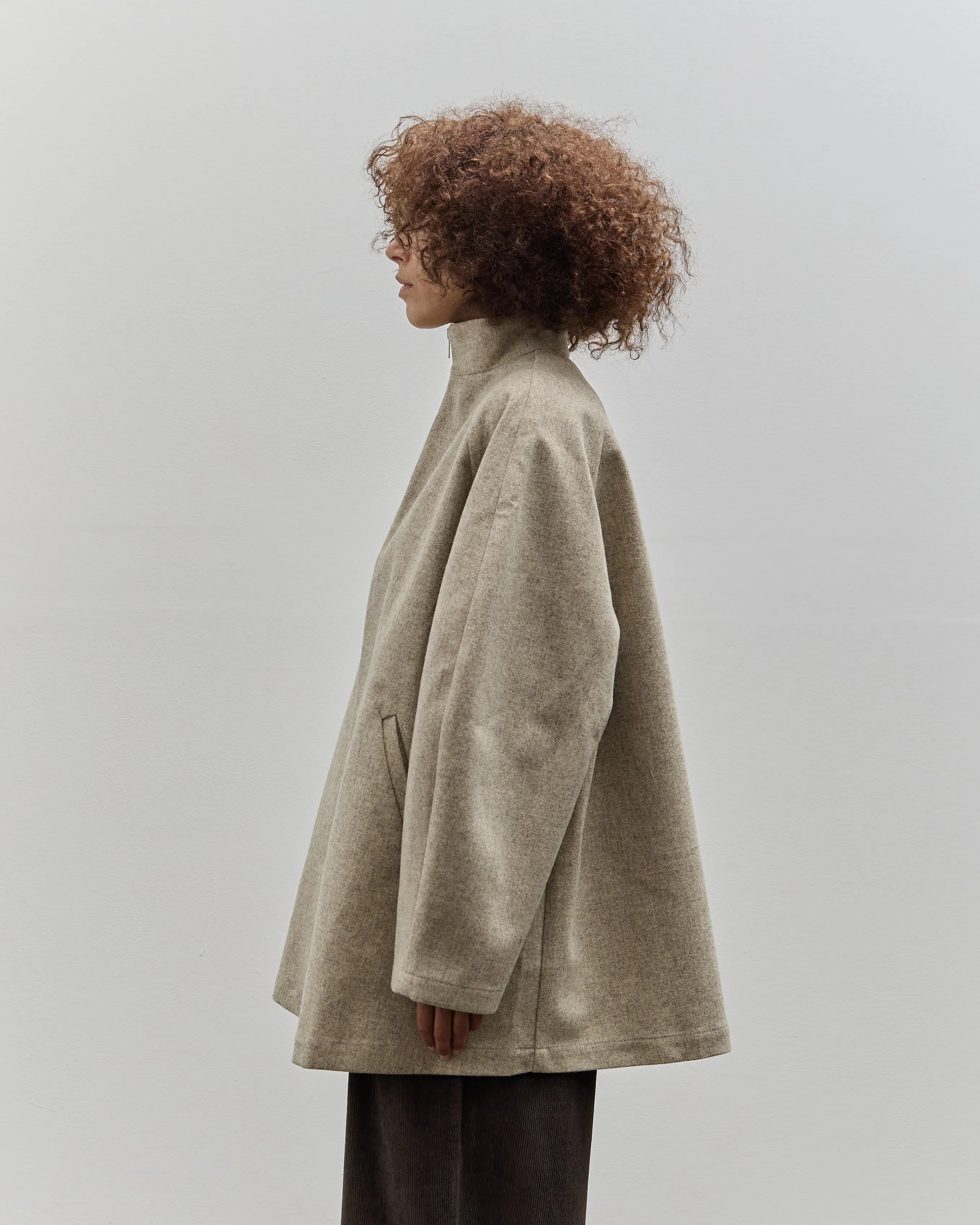 Cordera Wool Utility Jacket, Light Taupe