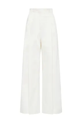 Cotton Paperbag Waist Trousers