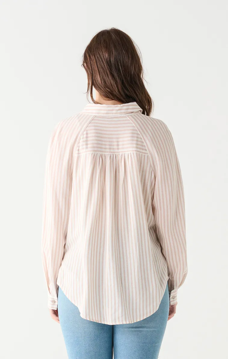 DEX Stripe Button-Up