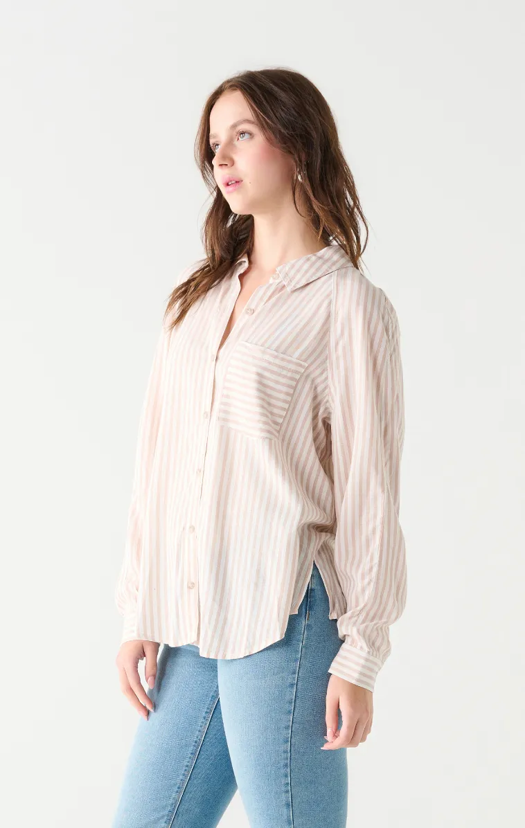 DEX Stripe Button-Up