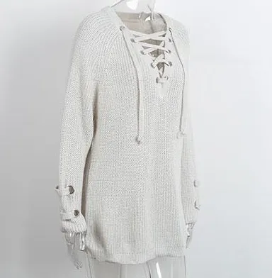 Female Sweater With Lace