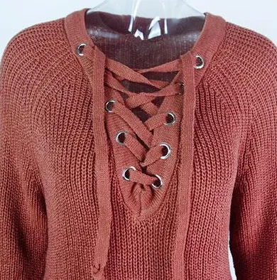 Female Sweater With Lace