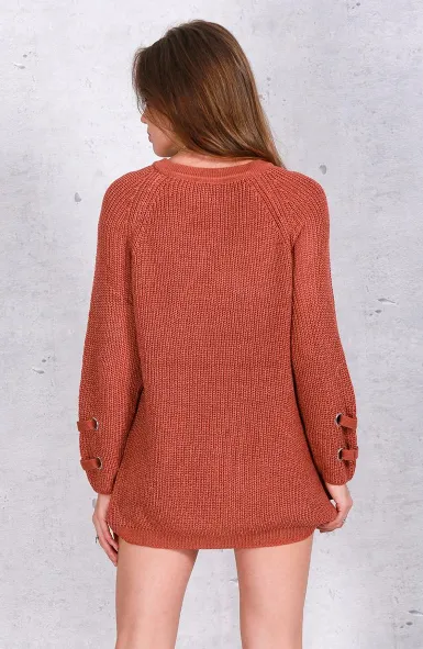 Female Sweater With Lace