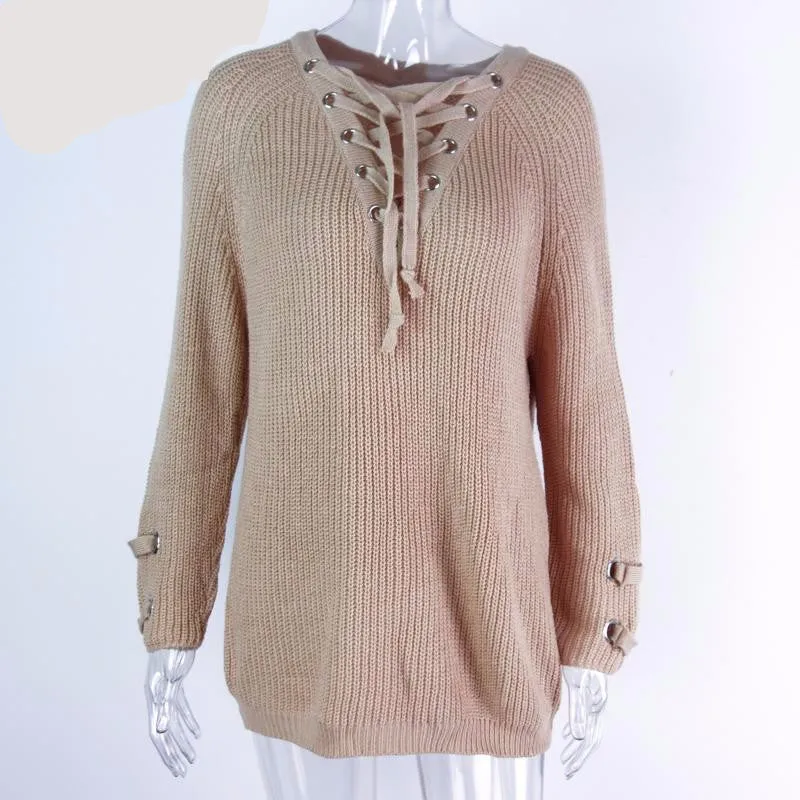 Female Sweater With Lace