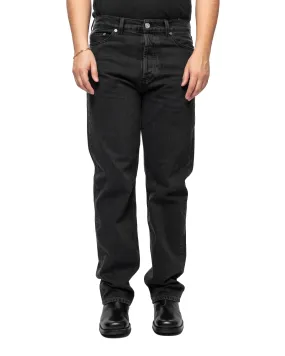 First Cut Denim Jeans Washed Black Denim