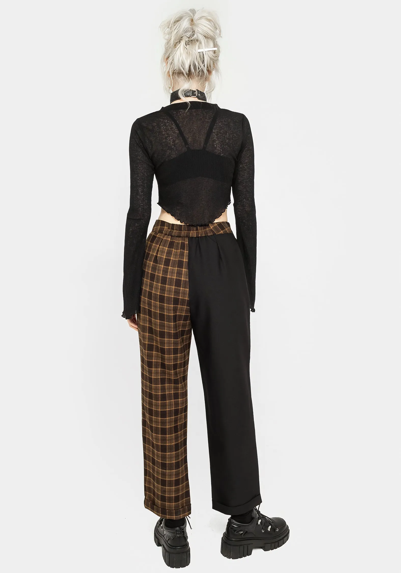 Hickory Check Tailored Trousers