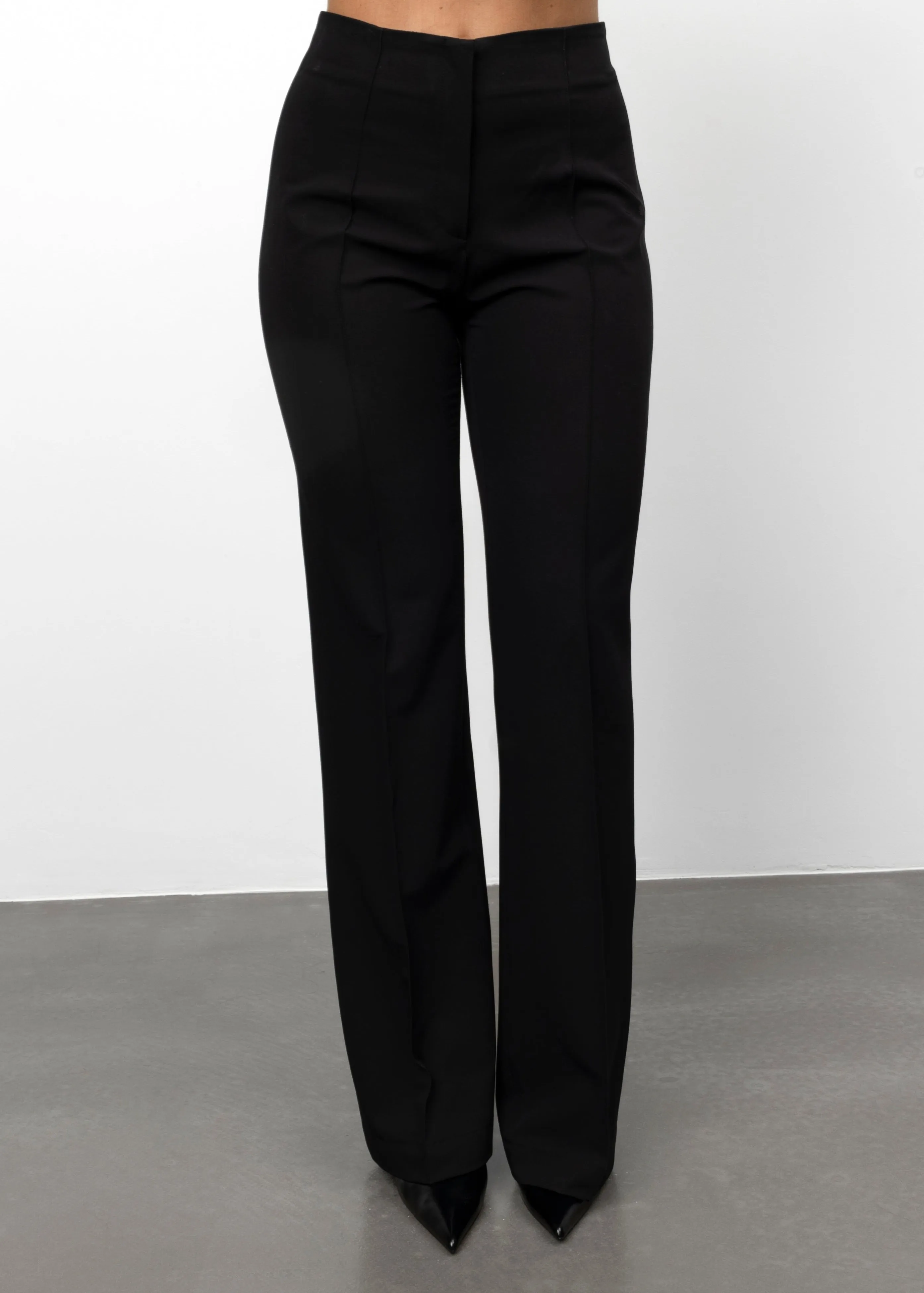 Jagger Flare Trousers - Black