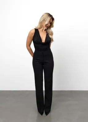 Jagger Flare Trousers - Black