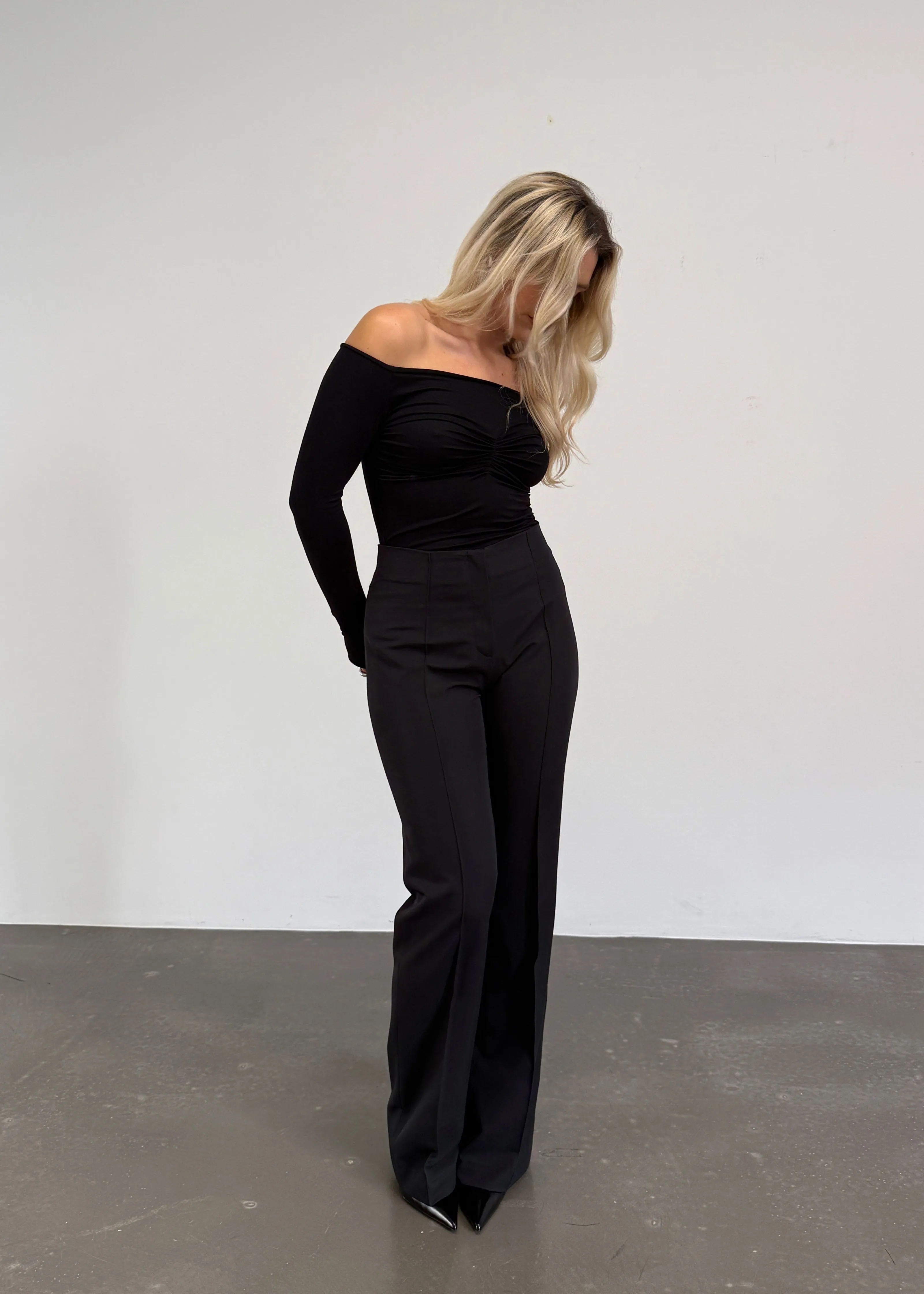 Jagger Flare Trousers - Black