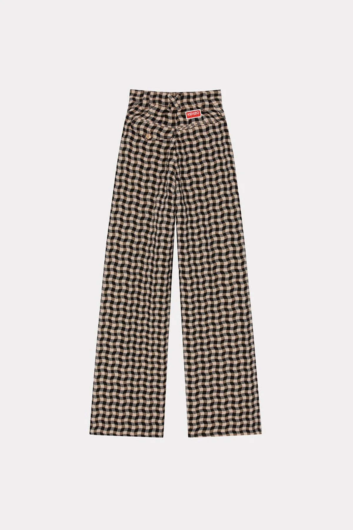 KENZO | WAVY VICHY TAILORED TROUSERS