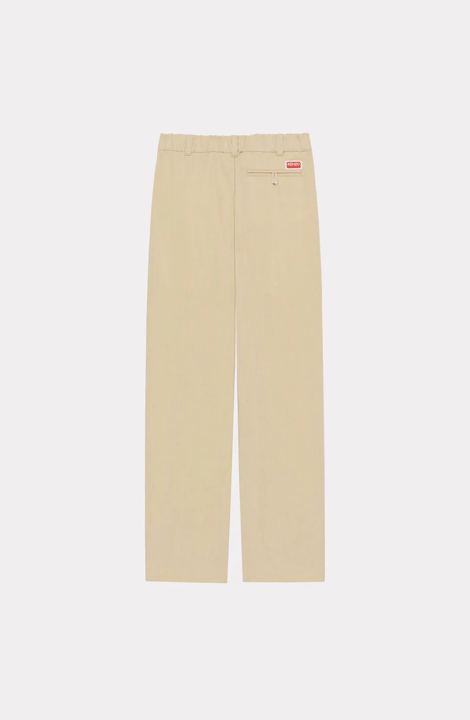 Kenzo Women Tailored Elasticated Trousers Beige