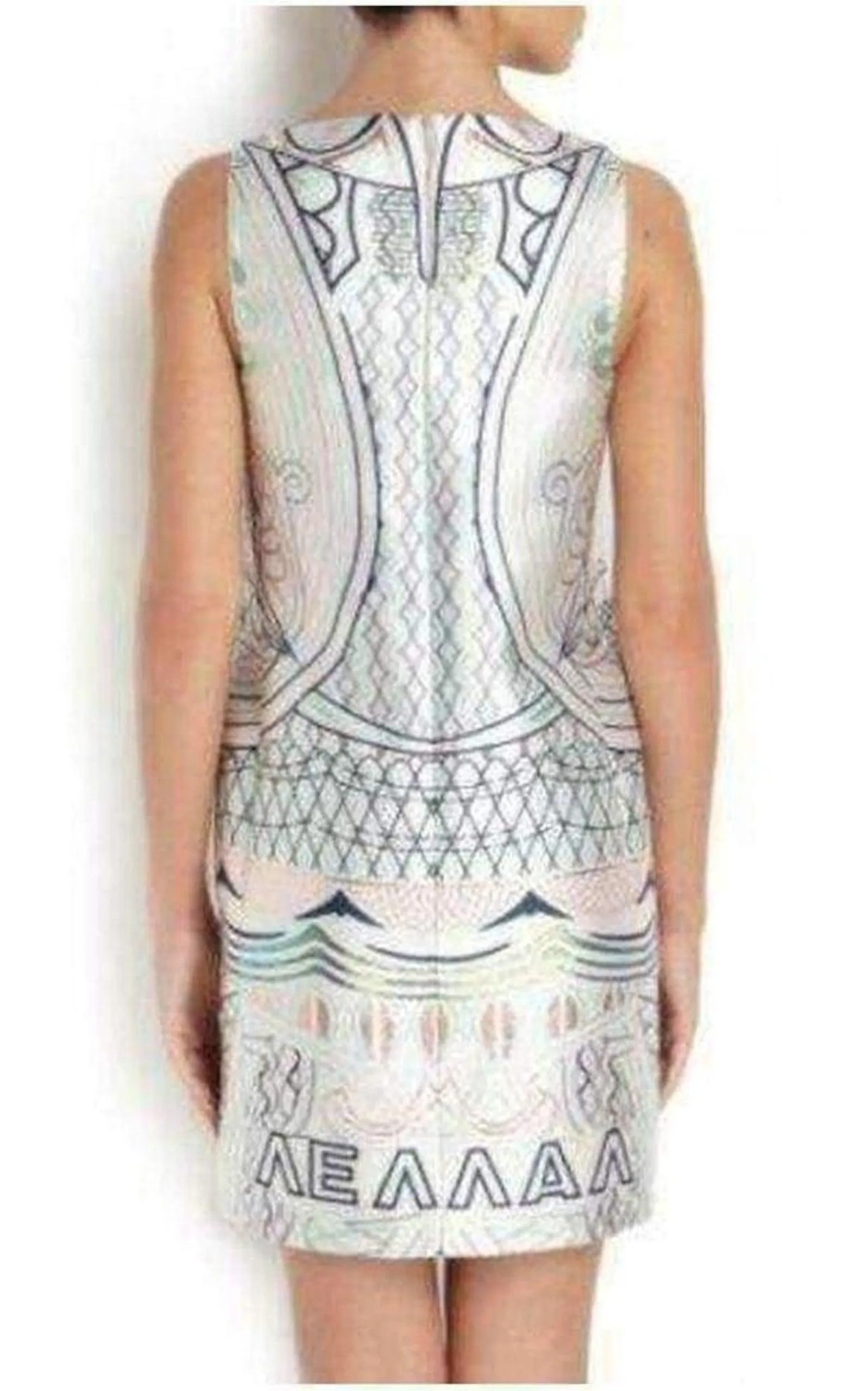 Lella Printed Jacquard Dress