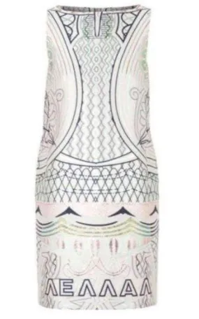 Lella Printed Jacquard Dress