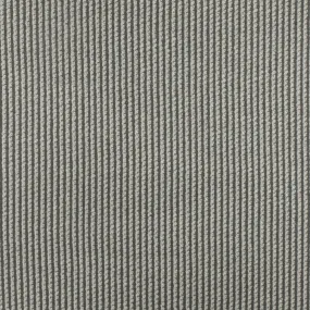 Light Gray-Gray Stripe Textured Wool Cotton Double Knit Fabric