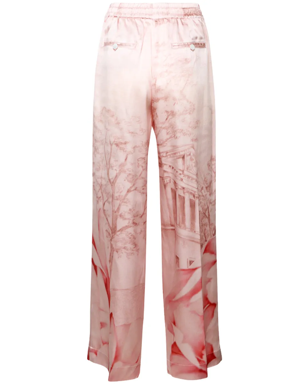 Light Pink Silk Trouser