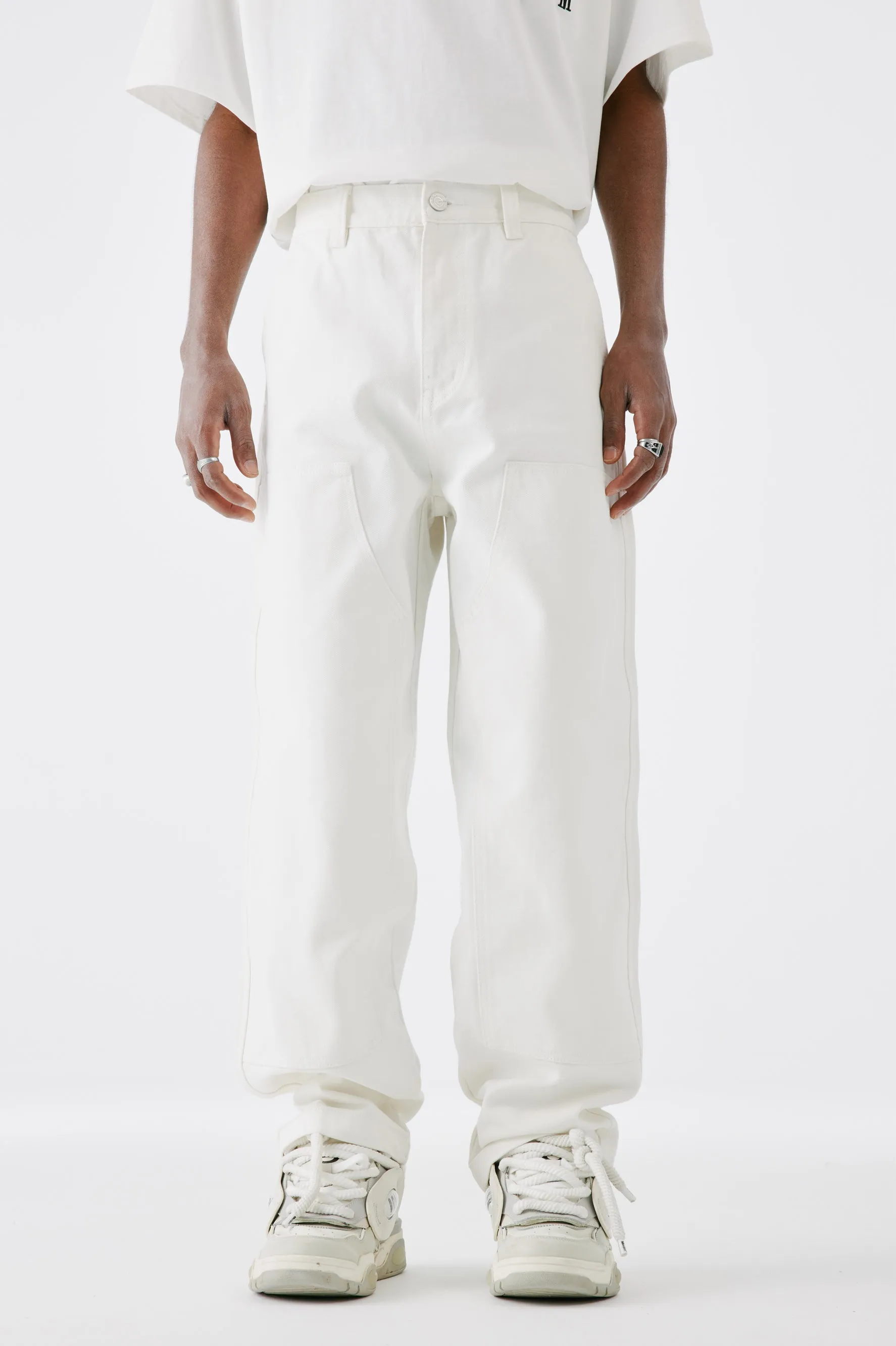 MEDM LOOSE STRAIGHT LEG PANTS