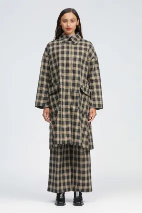 Musgrave Coat Brown/Mint Check