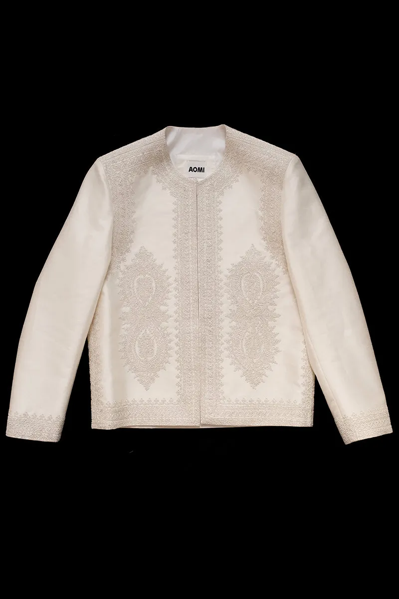 "Aqs" Dori Embroidered Structured Jacket (Women)