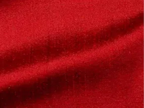 Red Plain Bangalore Raw Silk Fabric (Wholesale)