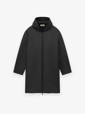 Rubber Hooded Long Jacket