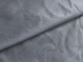 Steel Gray Plain Bangalore Raw Silk Fabric