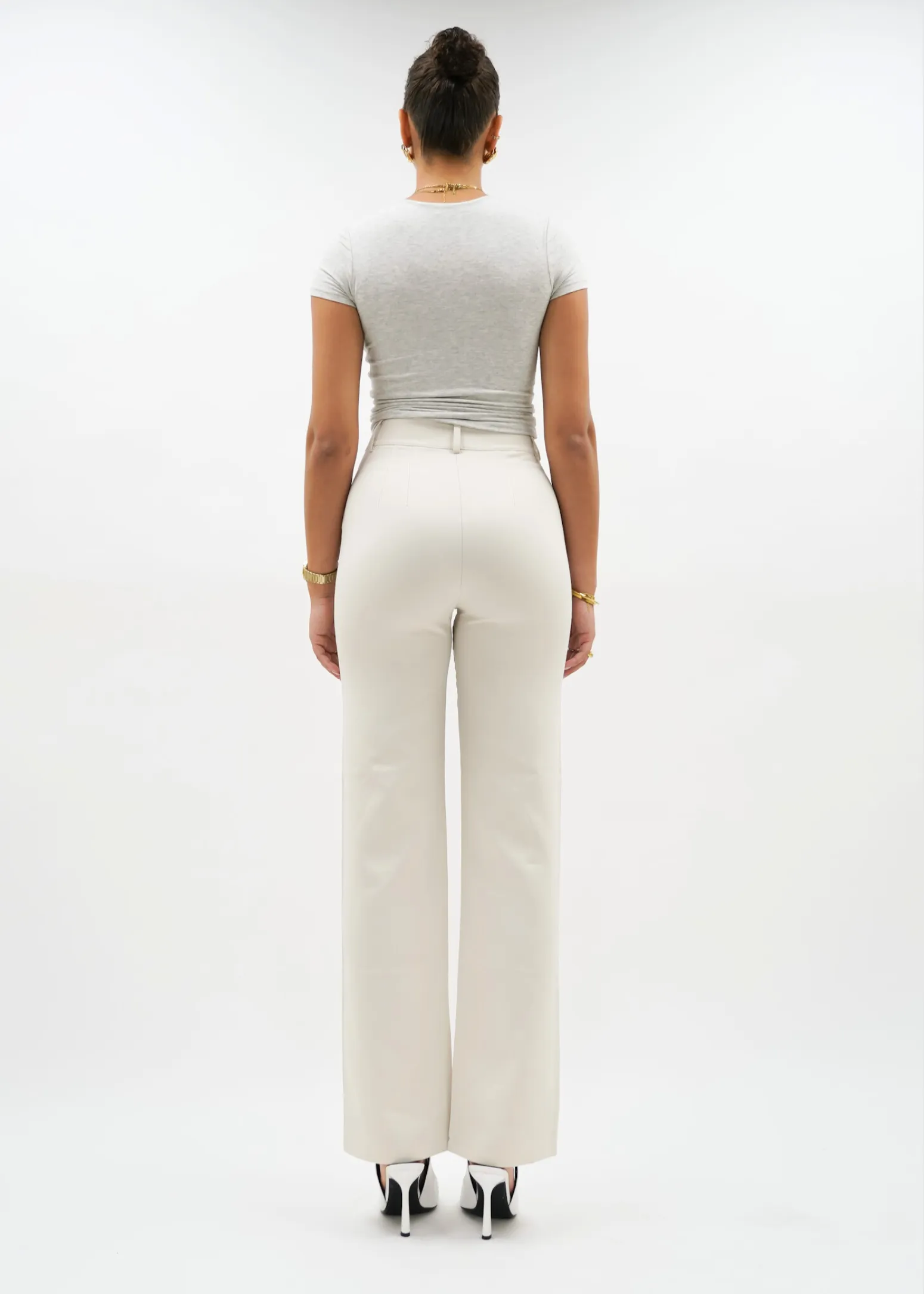 Straight leg pants classic crème (TALL)