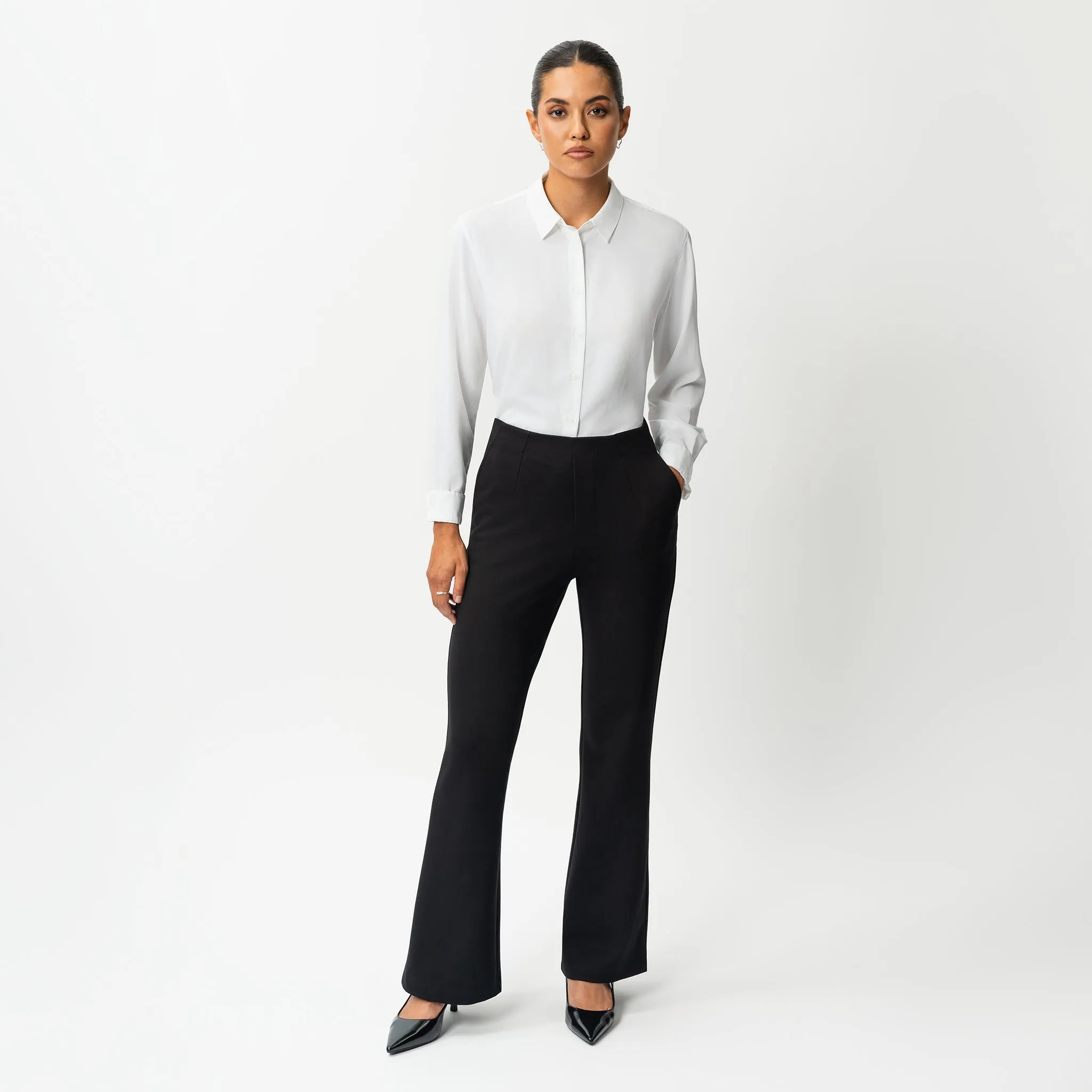 Tailored Ponte Bootcut Trouser