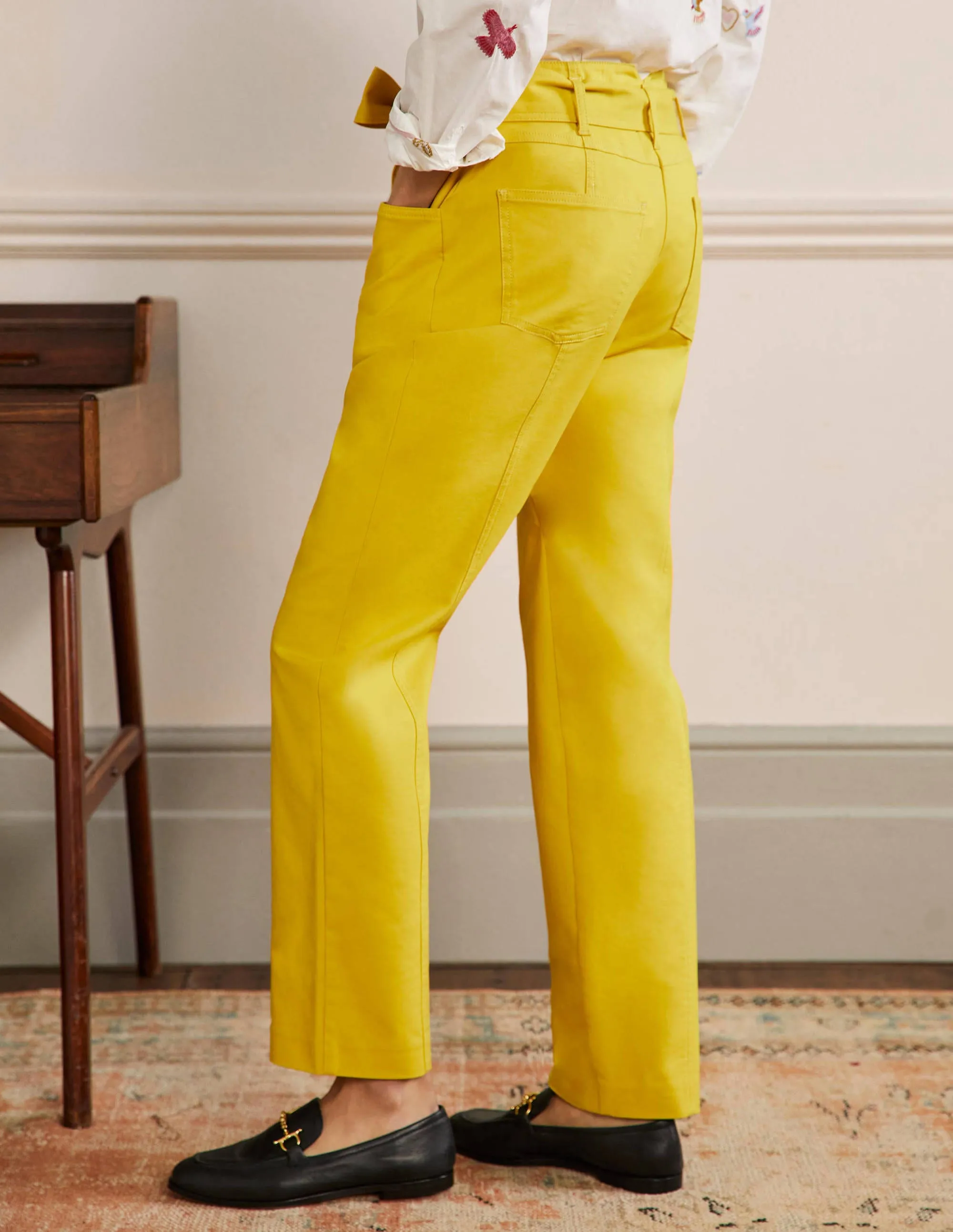 Tailored Tie Waist Trouser-Wasp