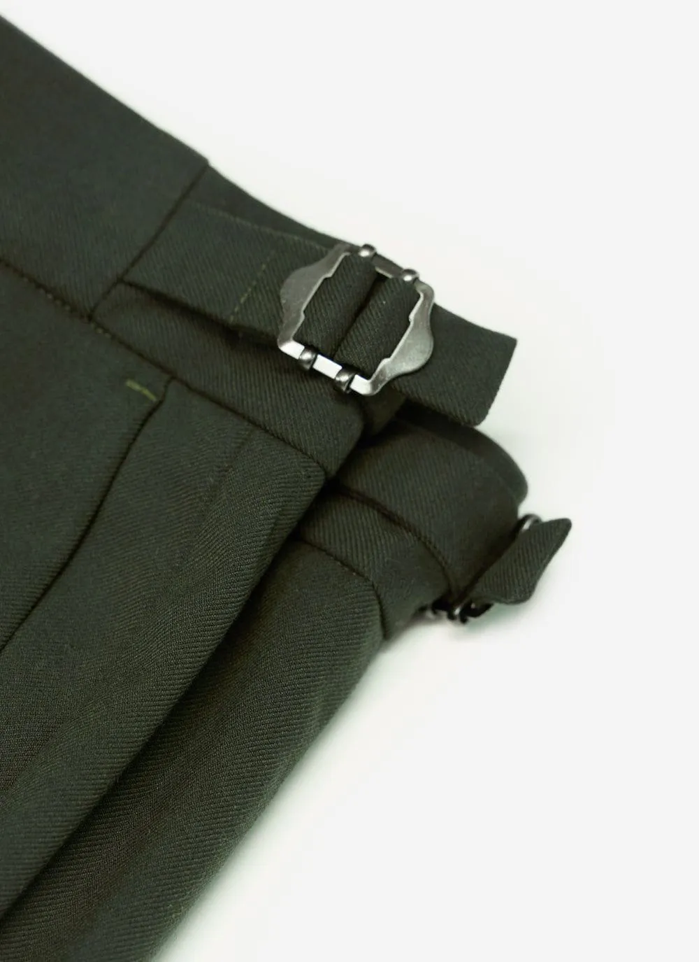 Tailored Trousers | Wool | Forest