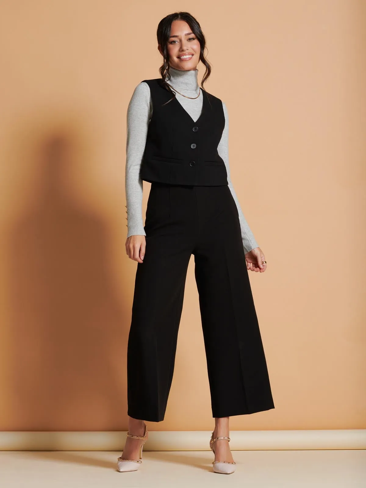 Tailored Waistcoat, Black