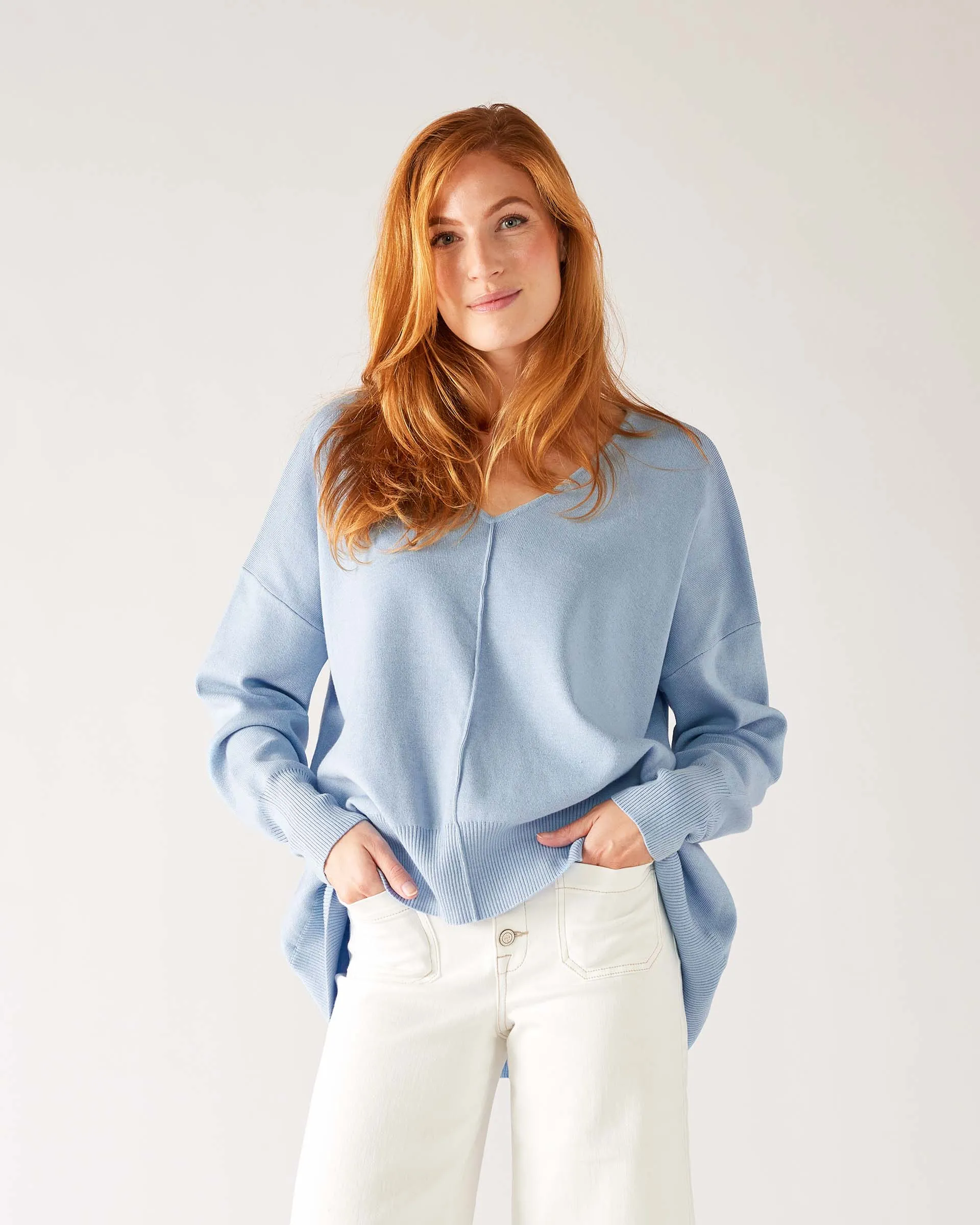 Toujours V-neck Sweater