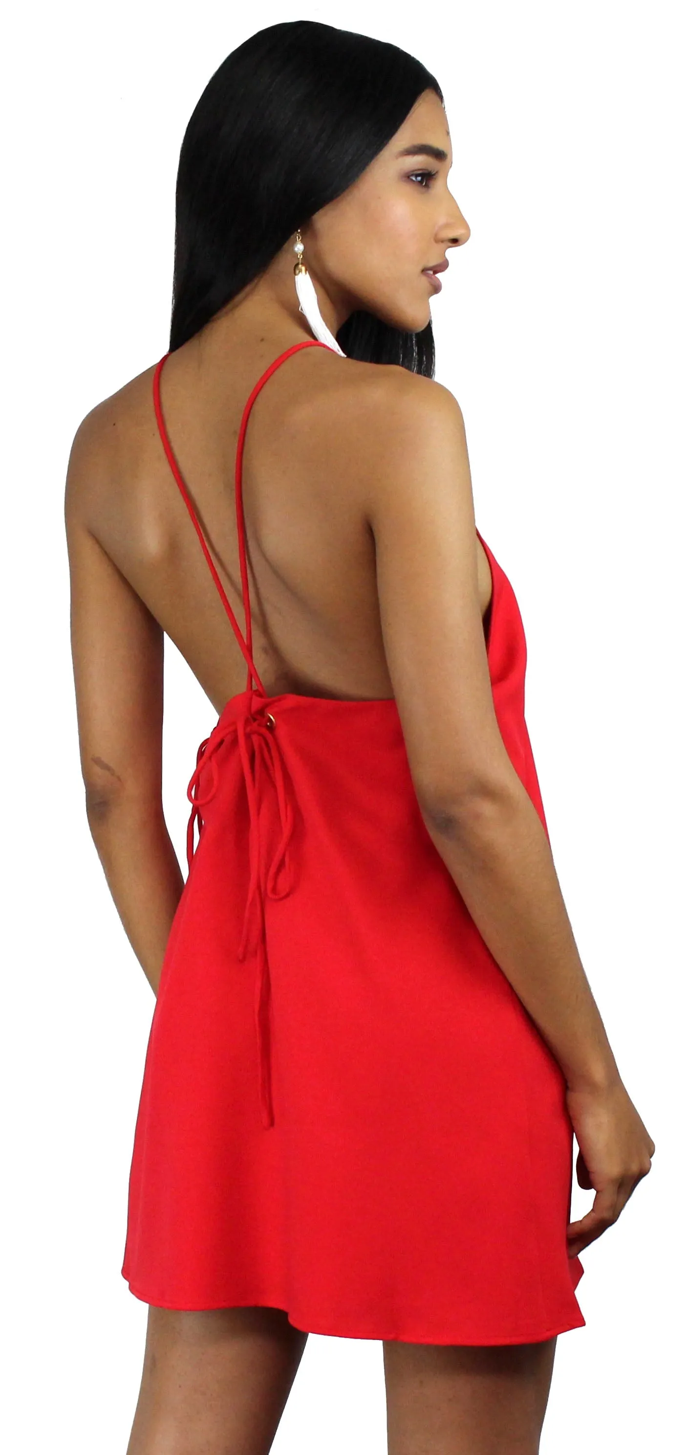 Weekend Game Red Shift Dress